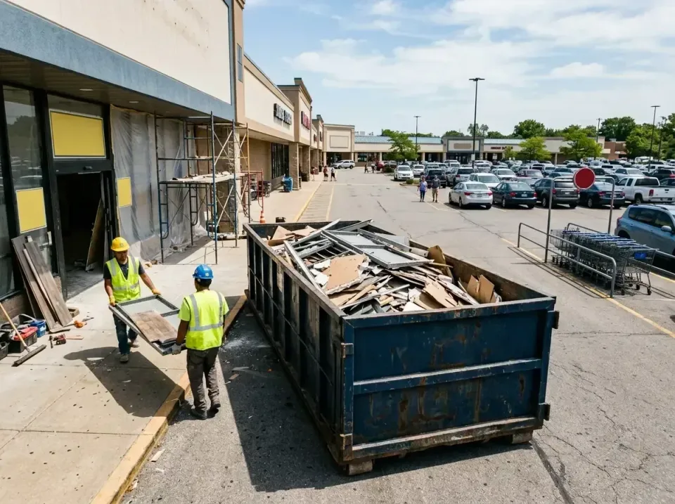 retail-store-renovation-debris-003 — frequently asked questions, Roll-off Dumpster Rentals in Rock Hill, MO